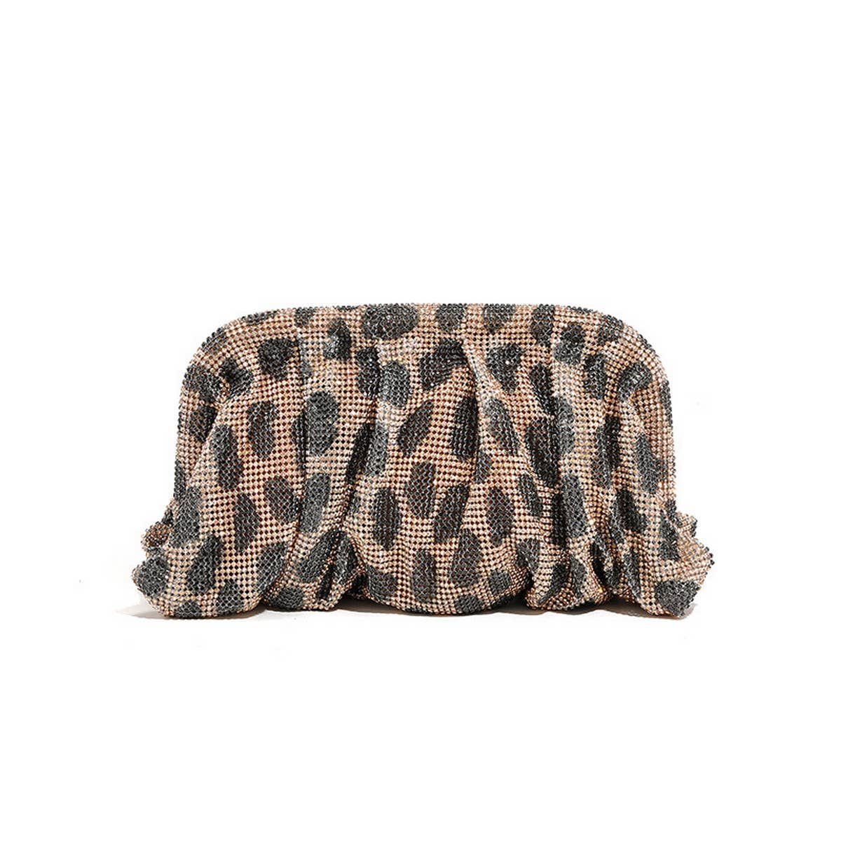 LUXURY HANDMADE RHINESTONE CLOUD CLIP EVENING BAG_CWAB3591