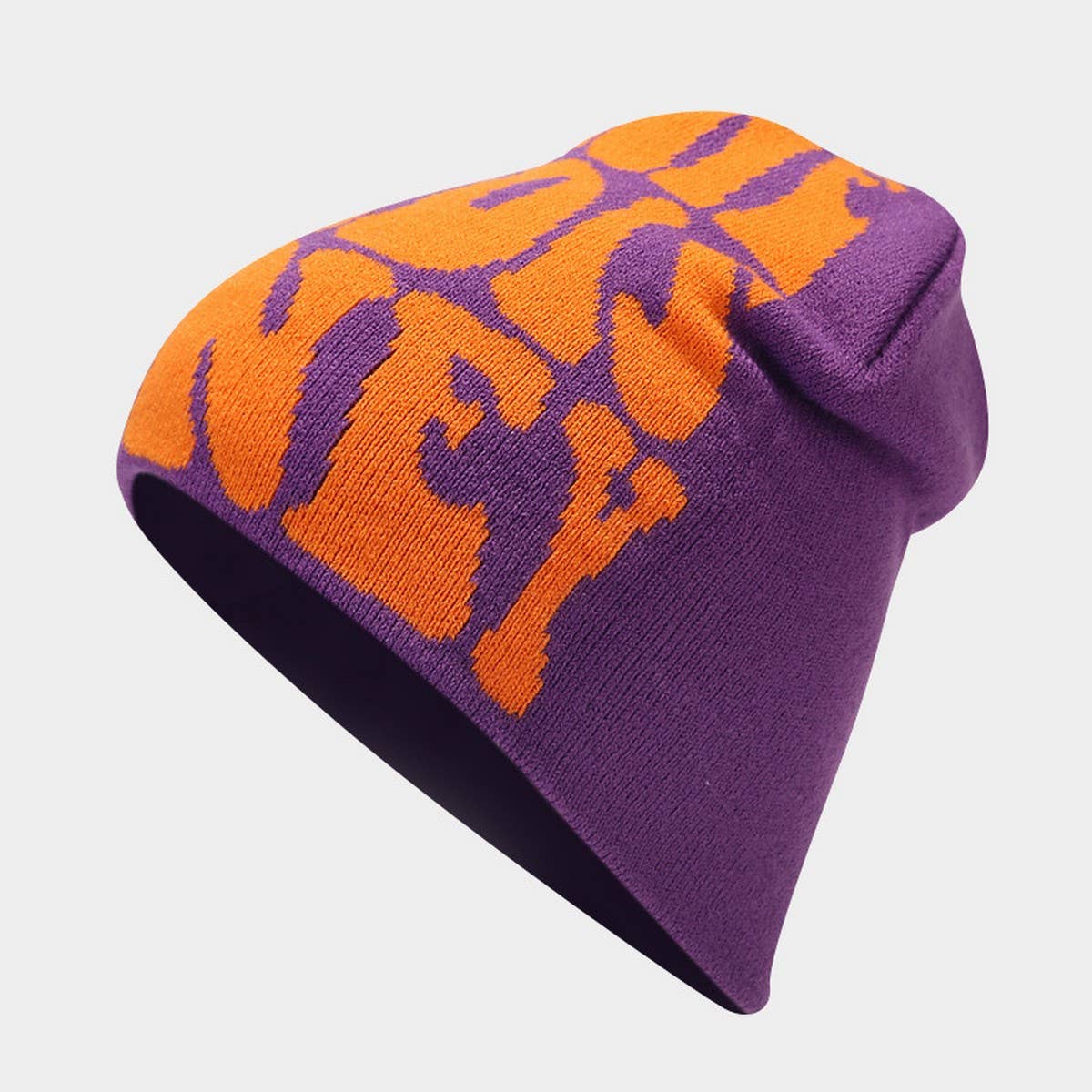 JACQUARD LETTER PERSONALIZED FASHION KNITTED HAT_CWAH2131
