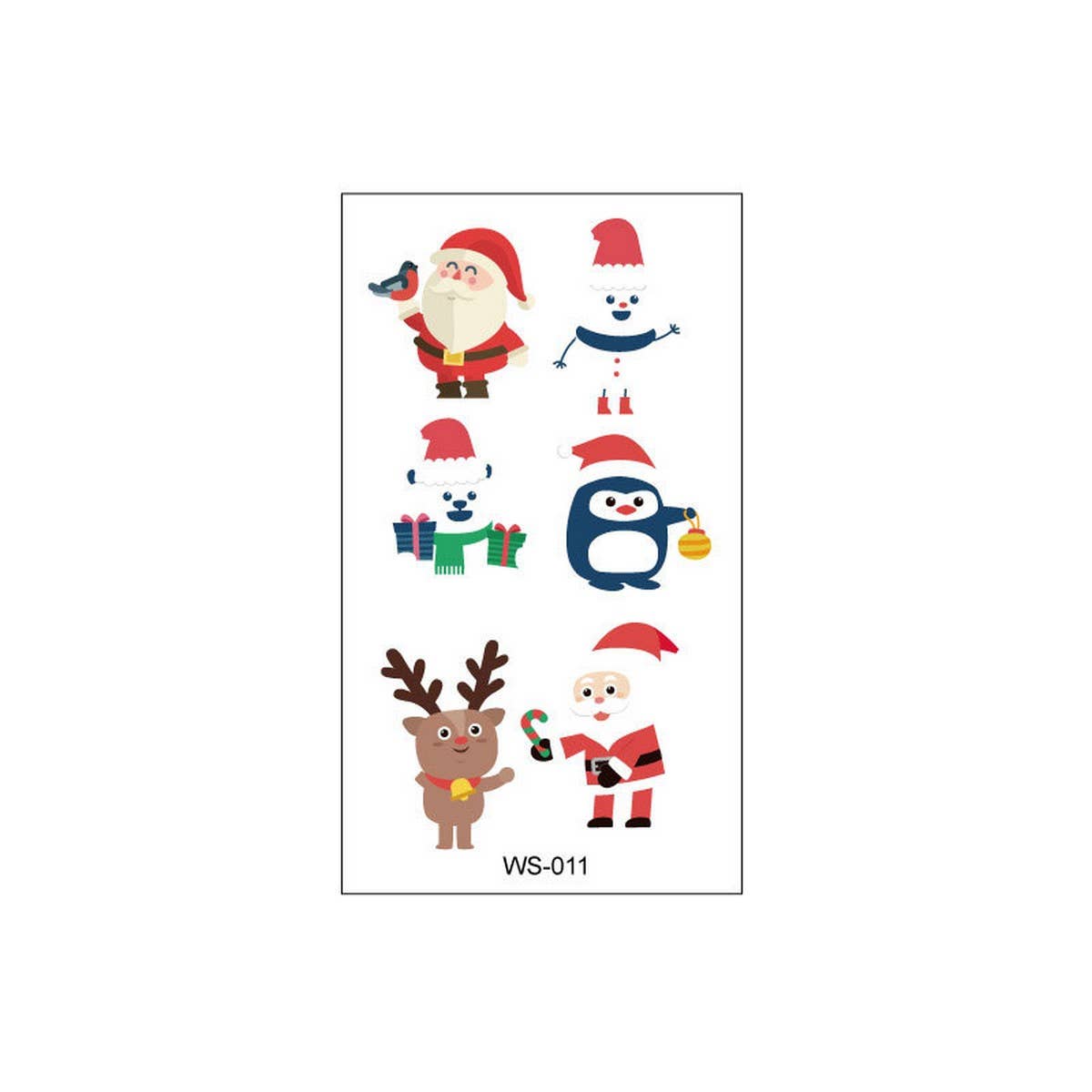 Kids Christmas Candle Tattoos for Holiday Party
