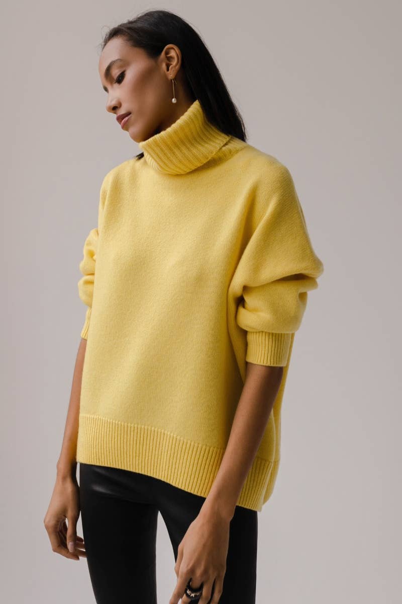 CWOSWL6630_THICK TURTLENECK SWEATER WITH LONG SLEEVES