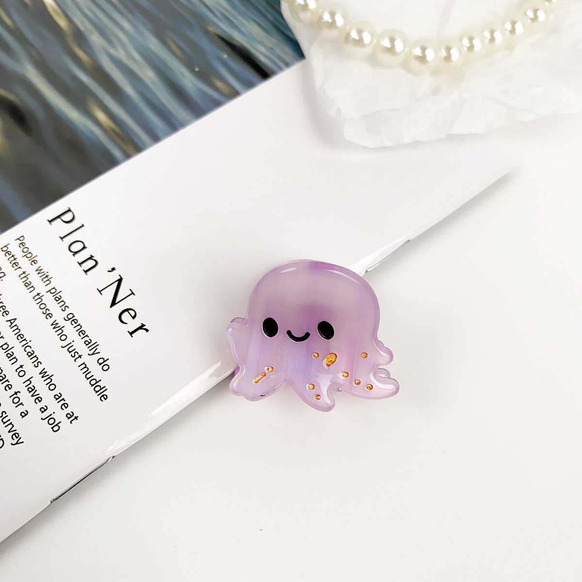 Ocean Style Claw Clip ??Cute Dolphin Shell_CWAHA1482