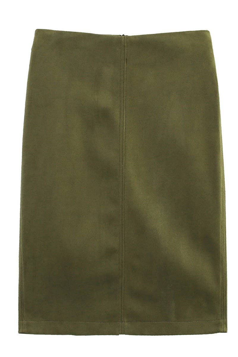 CWSBSL0163_SUEDE JACKET + SKIRT + SHORTS SET