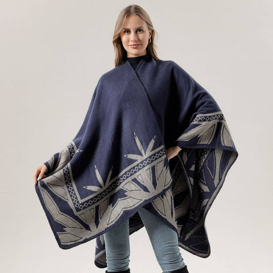 WEAR A FAUX CASHMERE CAPE SCARF SHAWL