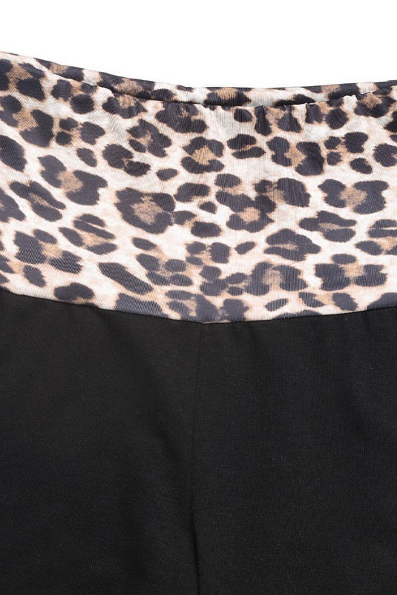 CWBLP1941_LOW WAIST COLORBLOCK LEOPARD PRINT WIDE LEG PANTS
