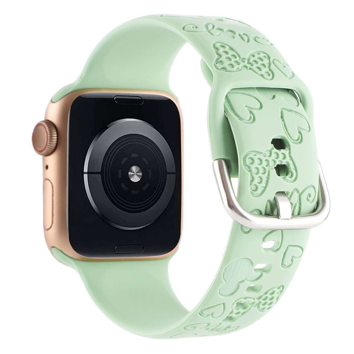 IWATCH8-1 ENGRAVED SILICONE APPLE WATCH9 STRAP