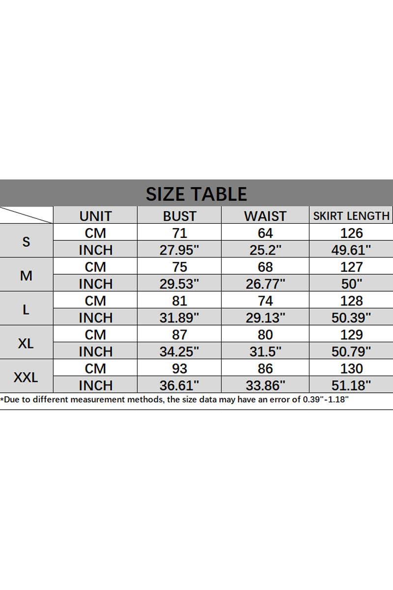 CWDHL0782_RUFFLED FLYING SLEEVES LONG FRENCH SLING DRESS