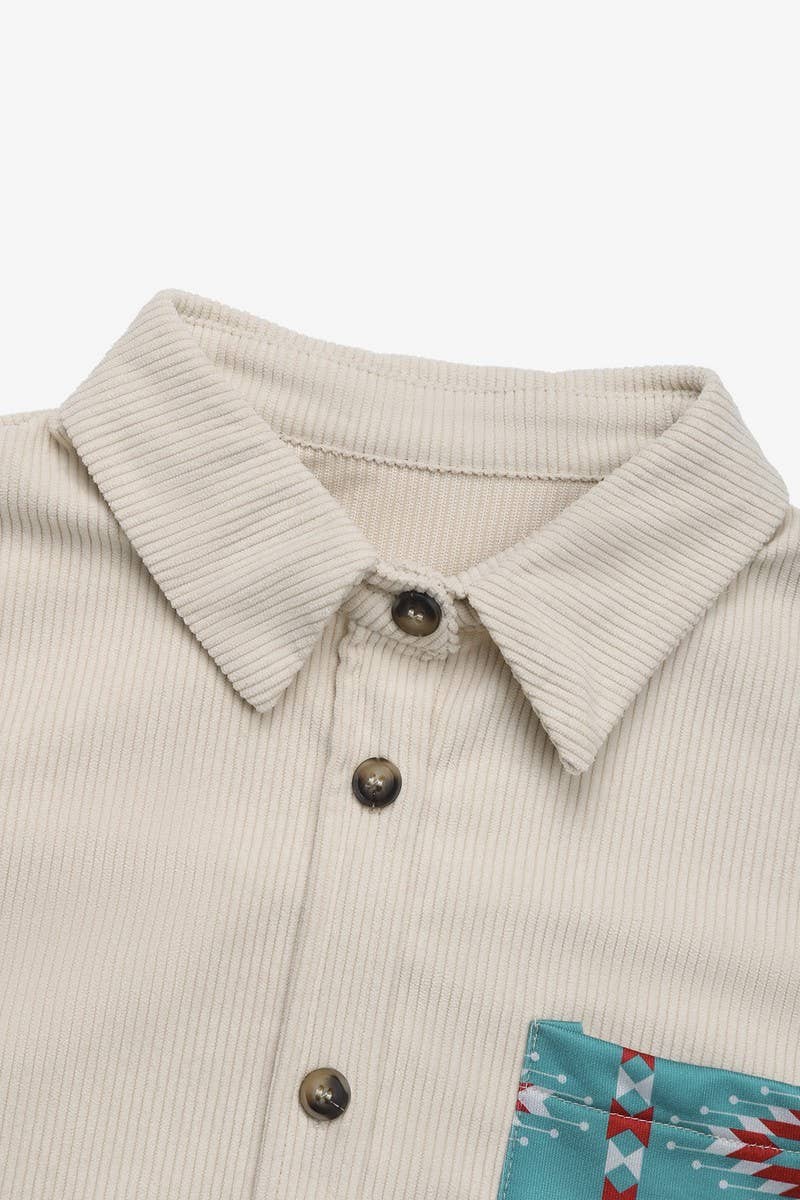 CWOCO0416_ETHNIC STYLE PATCHWORK SHIRT THIN JACKET