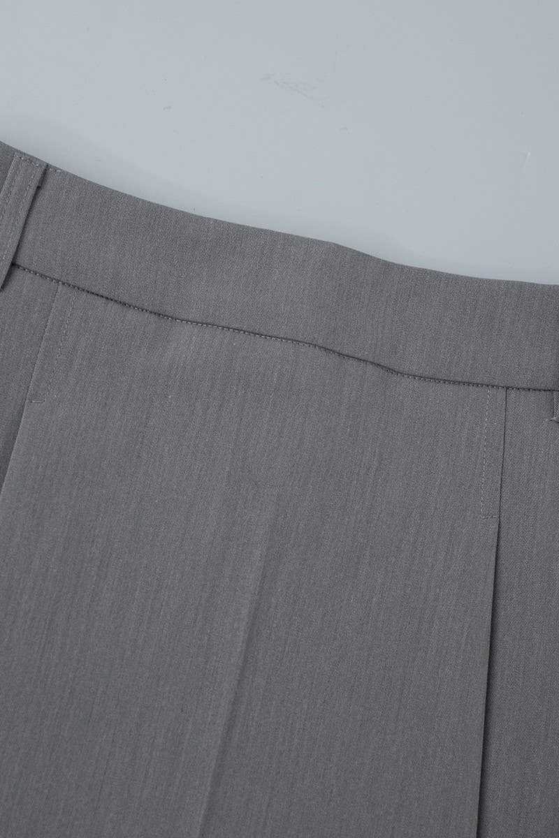 CWBSS0443_SIMPLE SOLID COLOR PLEATED MINI SKIRT