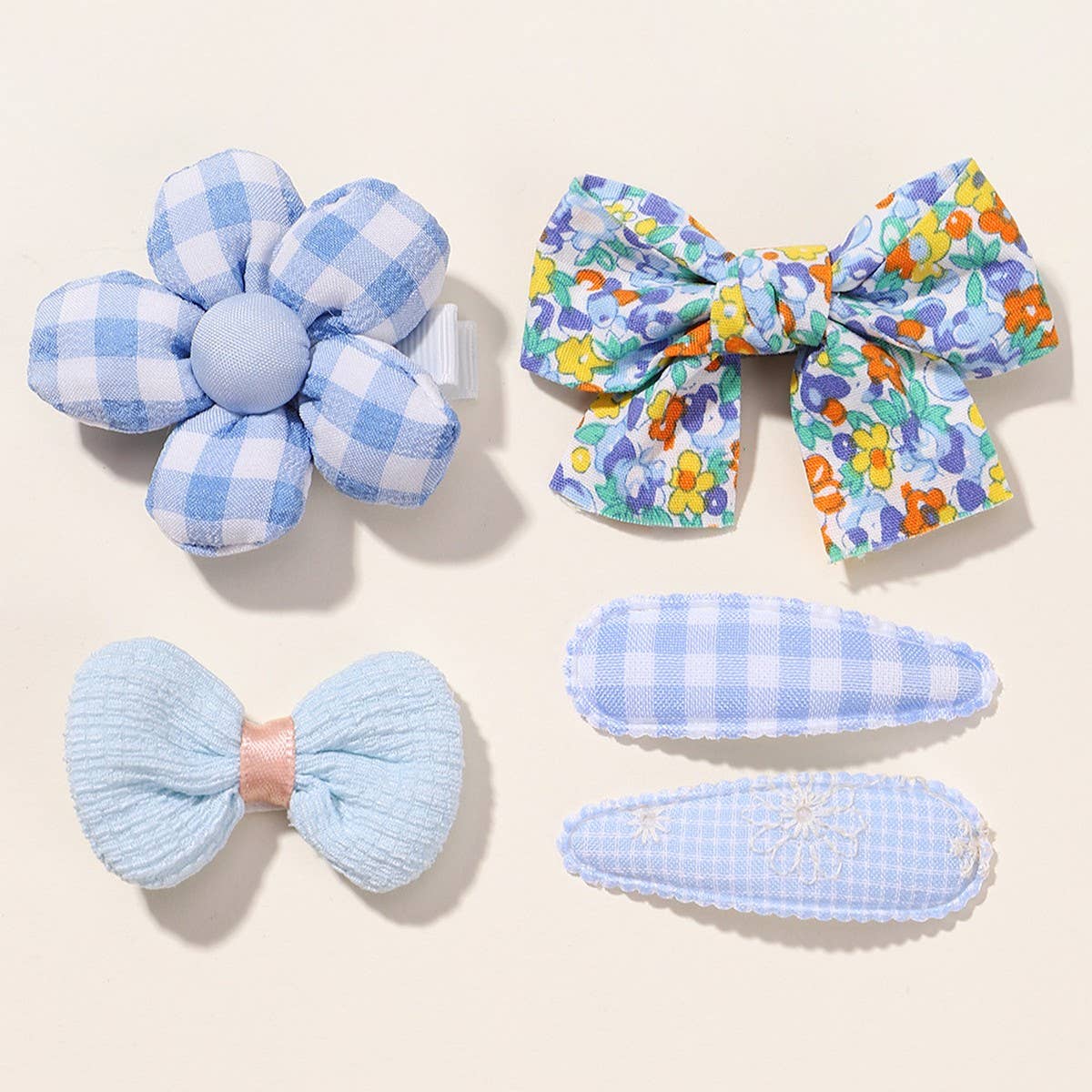 Mini Baby Girl Hair Clip Set ? Flowers & Bows