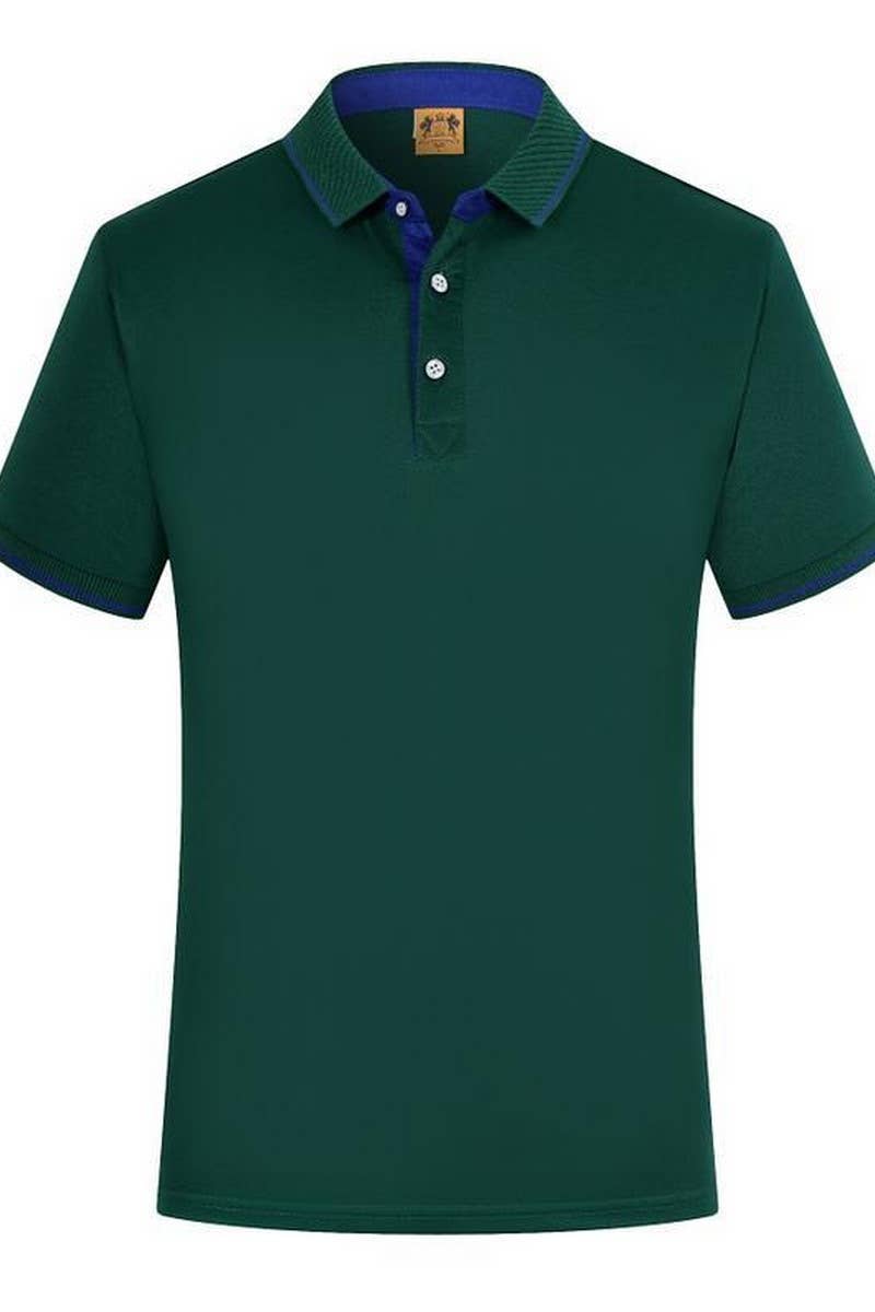 CWTBLS02428_SOLID COLOR BUSINESS COLLARED POLO T-SHIRT