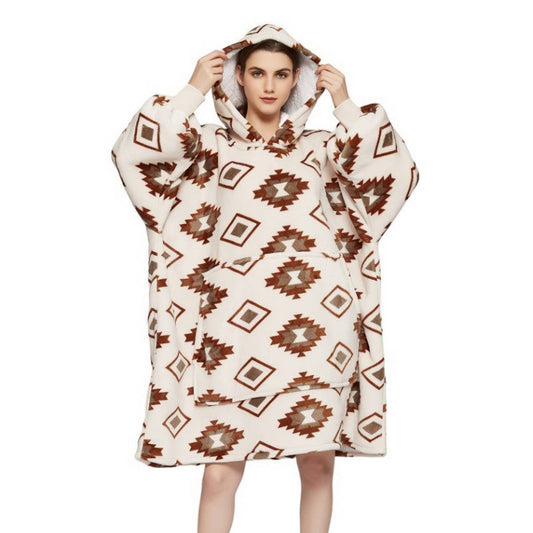 Lazy Wearable Blanket Hoodie for Adults_CWMM8986