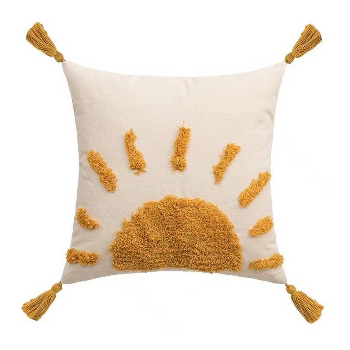 Cotton Linen Pillow Cover for Living Room Sofa &Bed