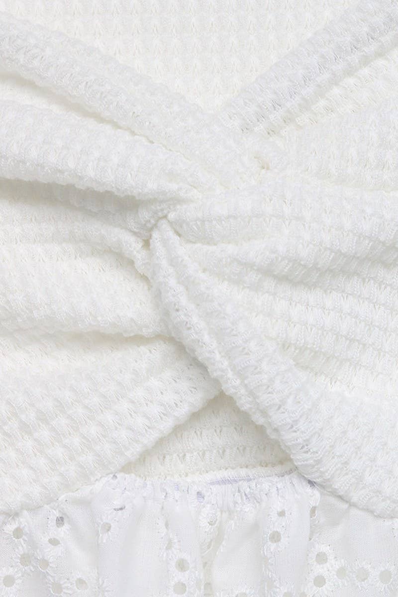 CWTBLS2287_OFF SHOULDER SOLID BABYDOLL BLOUSE