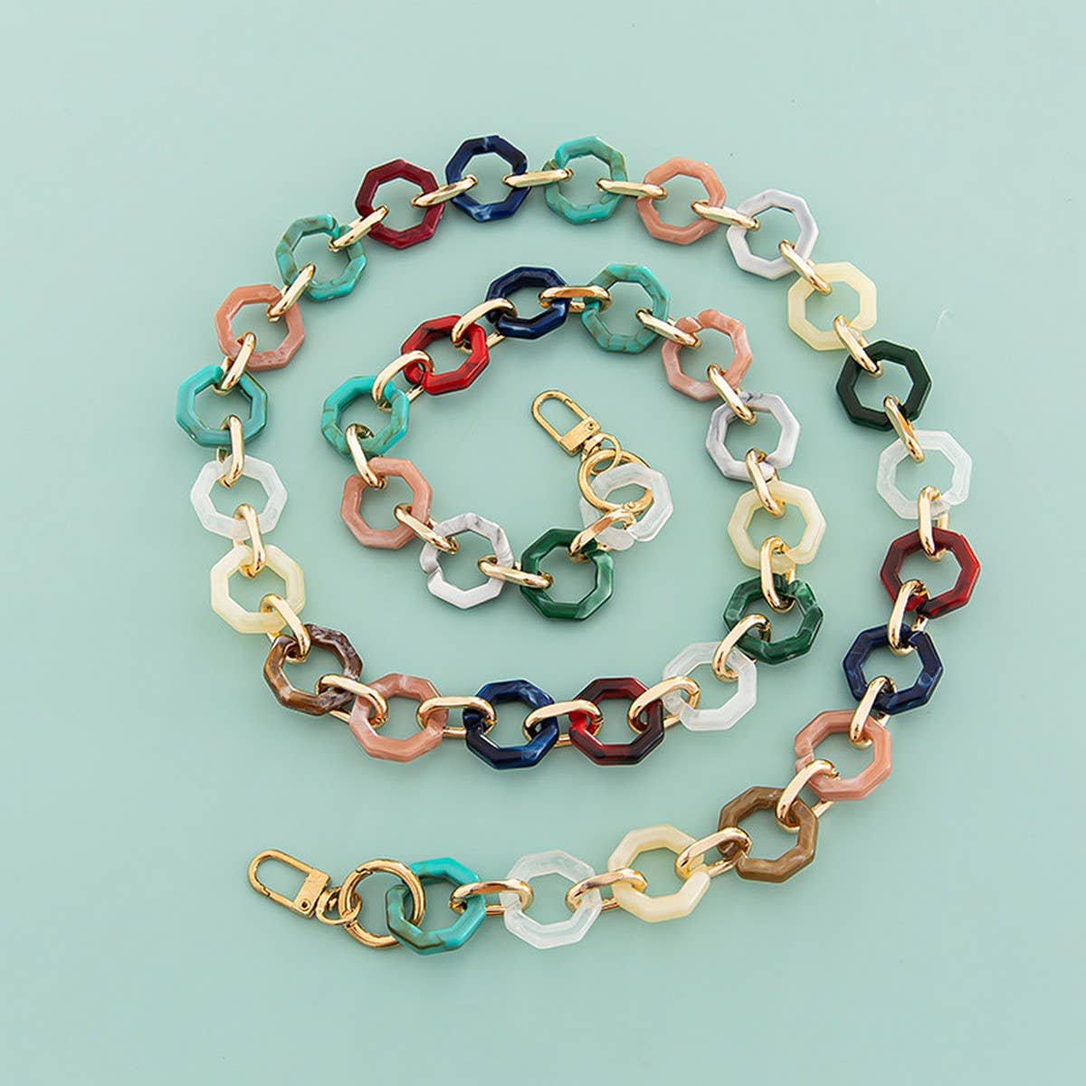 47.24"Mixed-Color Bag Chain,Phone Case Strap_CWMM5091