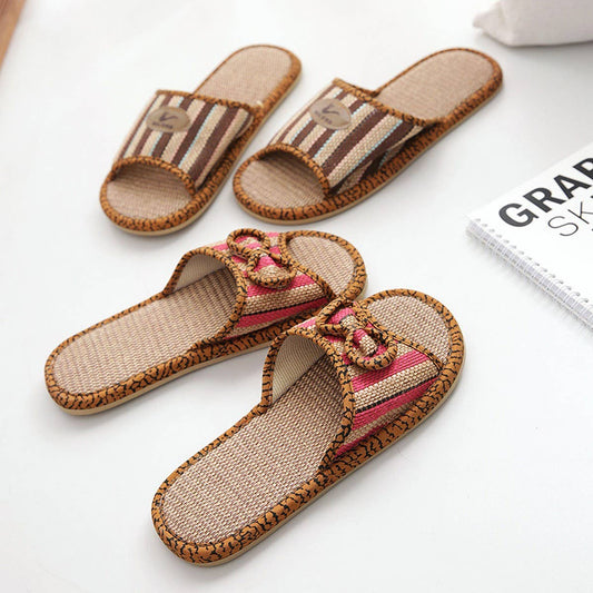 Silent Indoor Slippers with Soft Double Fabric