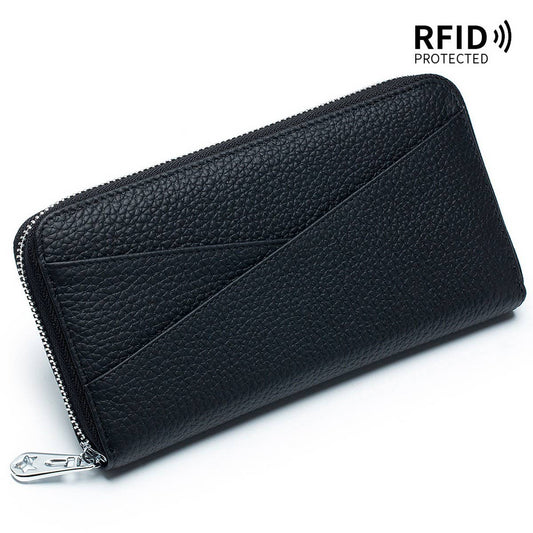 TOP LAYER COWHIDE ACCORDION CARD HOLDER WALLET_CWAB3707