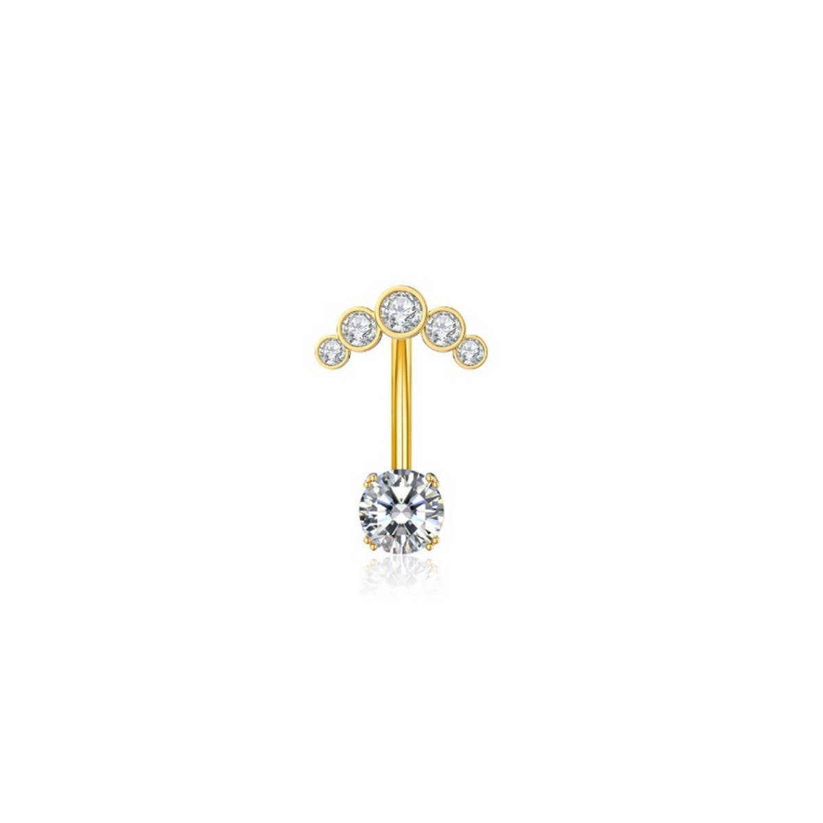 Hot Sale Stainless Steel Reverse Navel Ring