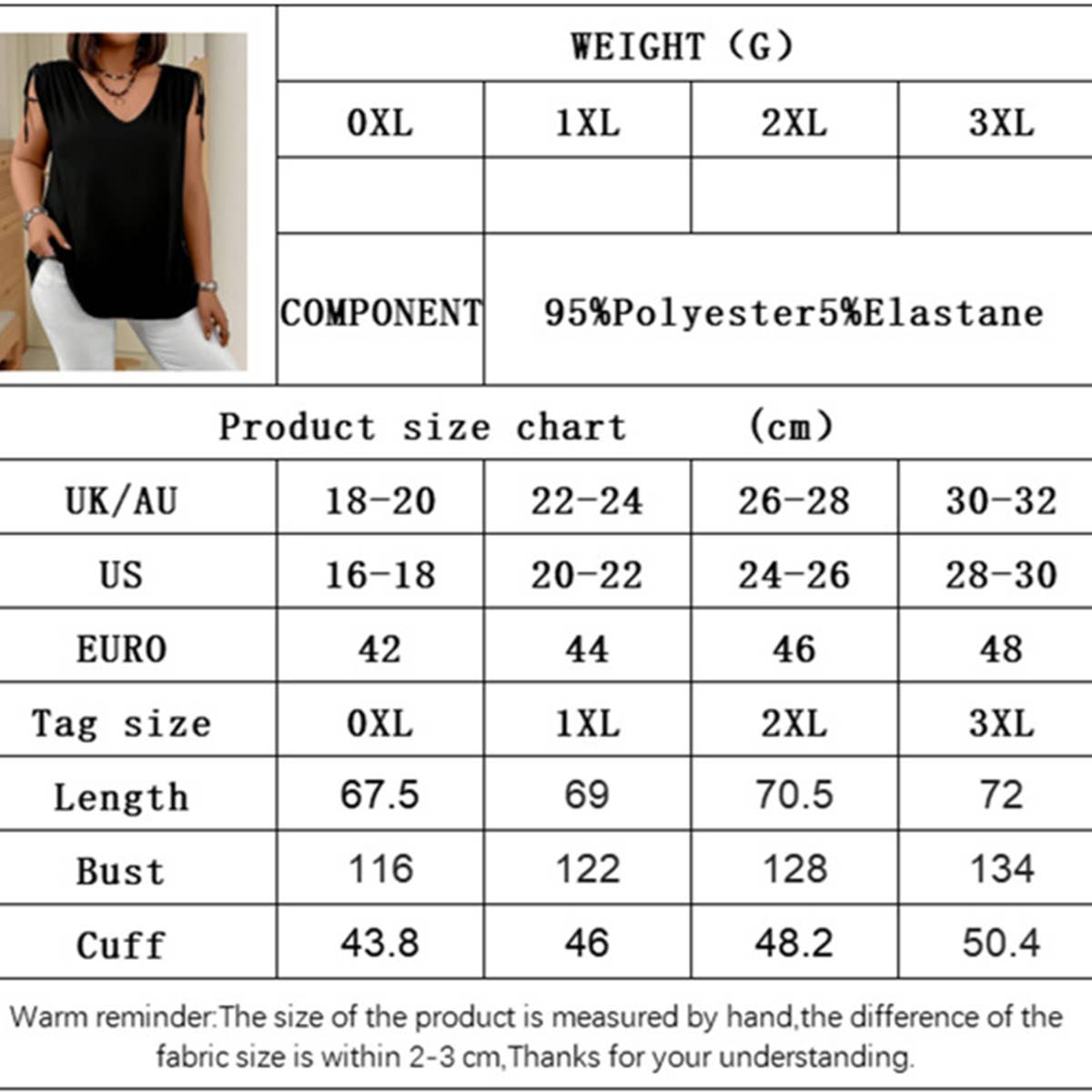 Slim Fit Sleeveless Blouse ??Casual to Formal_CWTHT0277