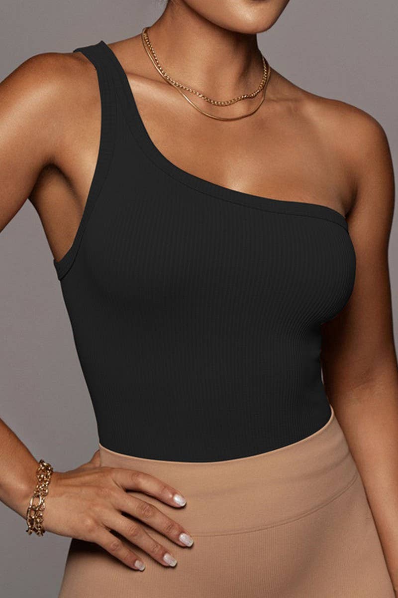 CWTTK0819_THREADED CROPPED ONE SHOULDER CAMISOLE