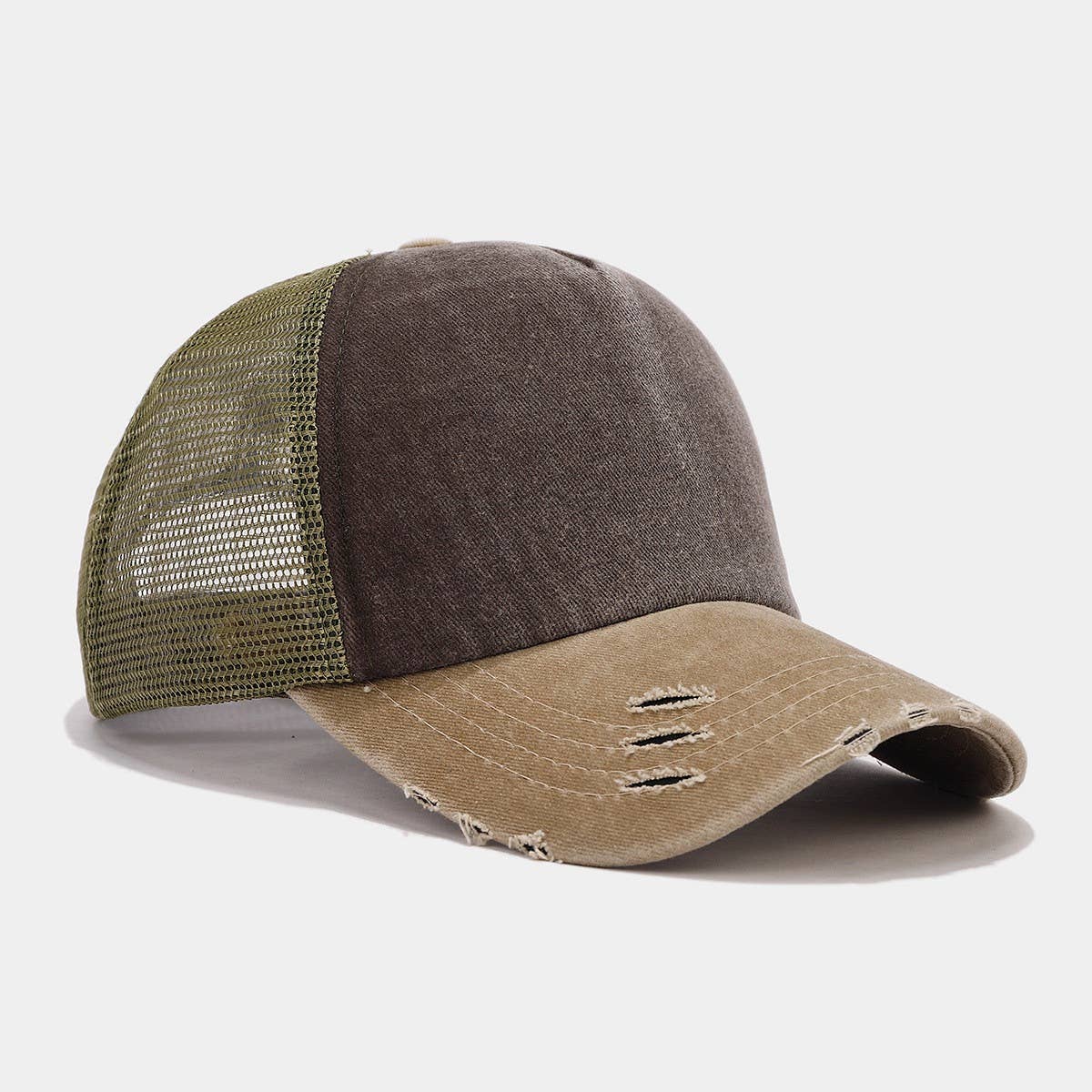 2024 NEW CONTRAST COLOR WASHED BASEBALL CAP_CWAH1571