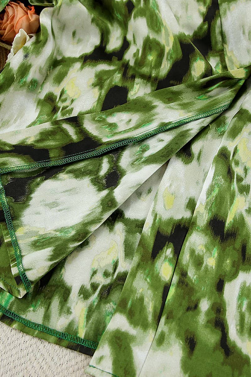 CWSPJ0316_PRINTED LONG-SLEEVED SHORTS PAJAMAS TWO-PIECE SET