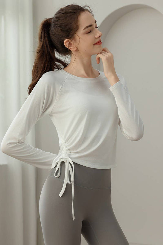 CWTBLL3631_NEW STYLE SPORTS SLIM YOGA TOPS