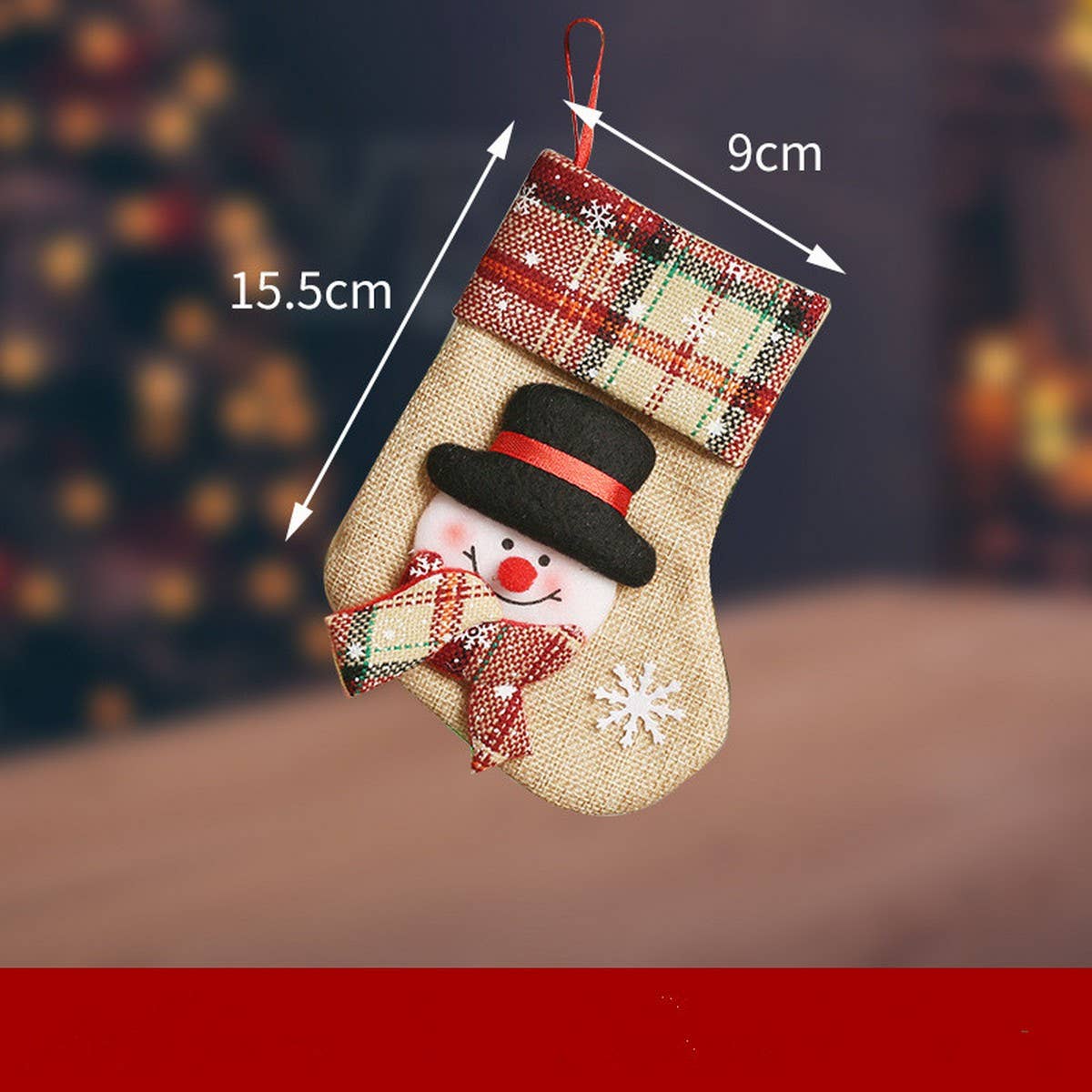 CWMS0923_Christmas Stocking Goodie Bag Hanging Ornament