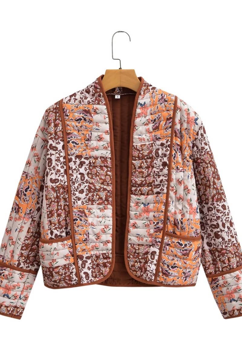 CWOCO0900_WINTER POCKET LONG SLEEVE COTTON-PADDED COAT