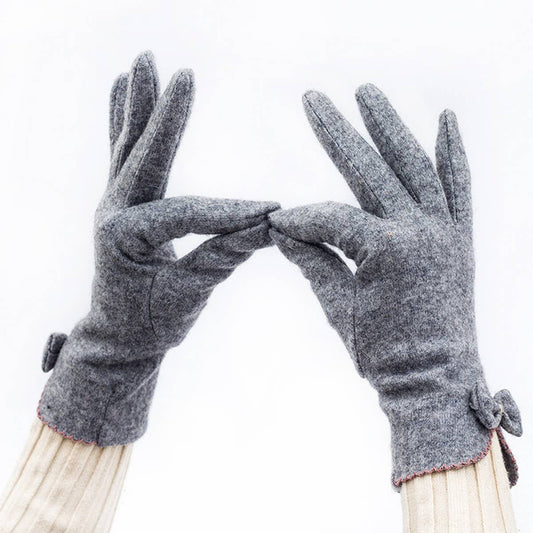 WOMEN'S FASHION BOW TOUCH SCREEN GLOVES_CWMM1555