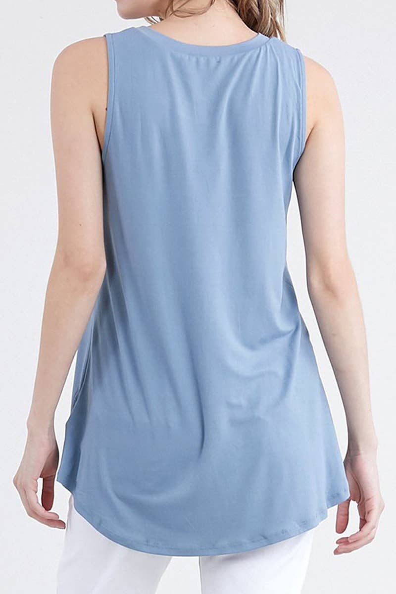 AWTTSL132_SLEEVELESS TUNIC FLOUNCE TOP