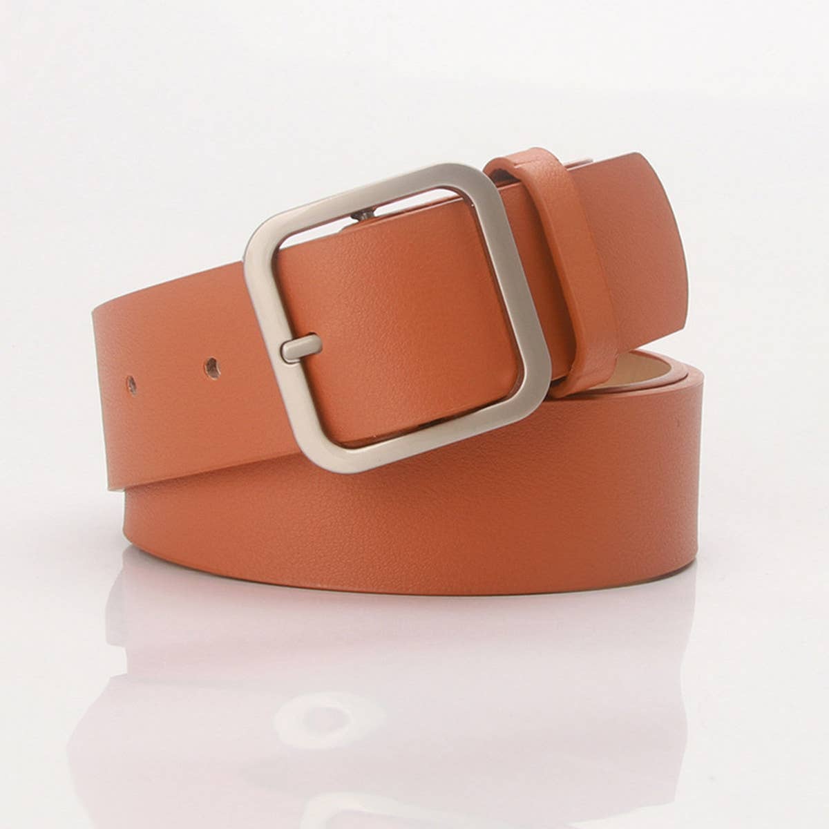 CWABE0925_CASUAL SQUARE BUCKLE BELT
