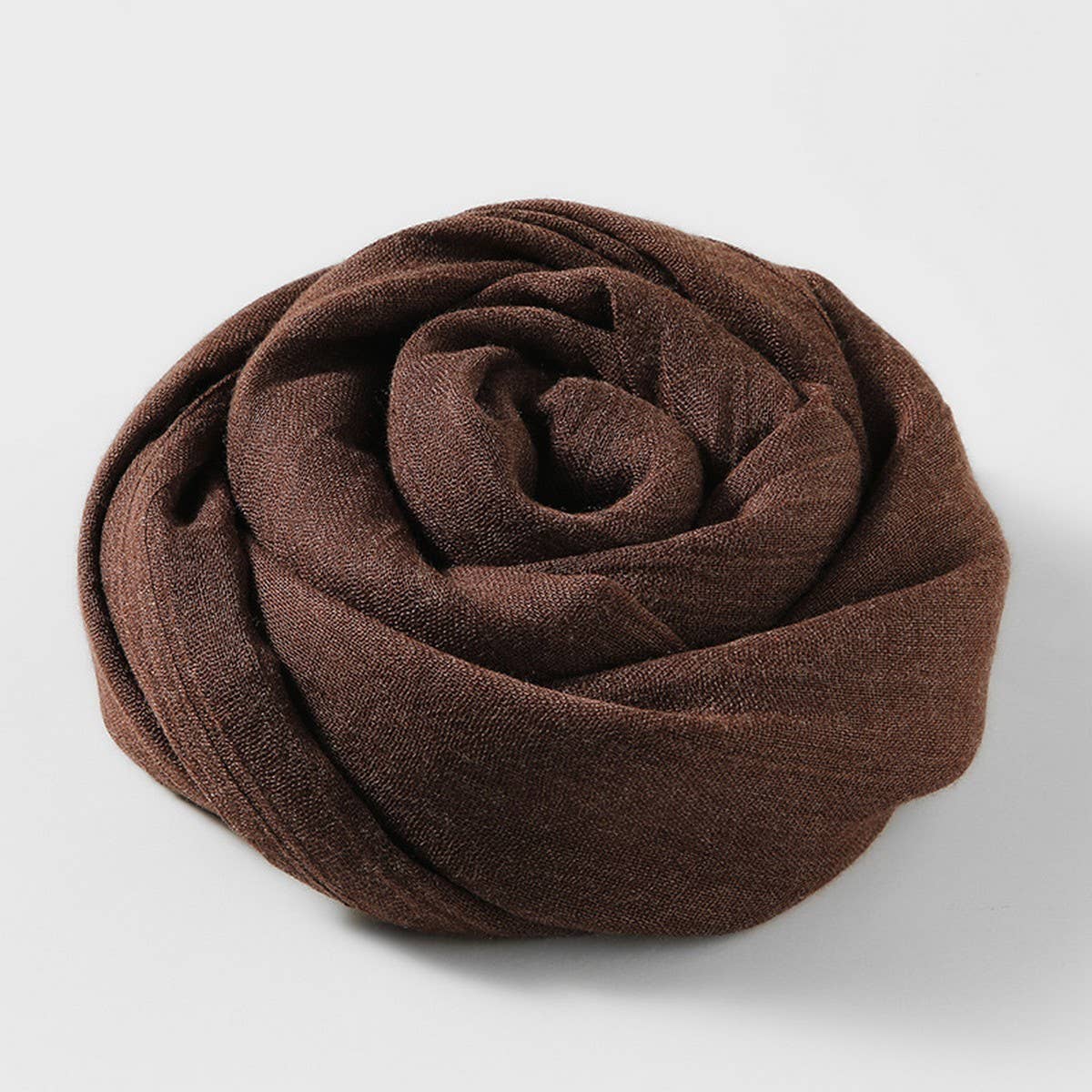 SOLID COLOR LONG LIGHTWEIGHT SCARF WRAP SHAWL_CWASC0204