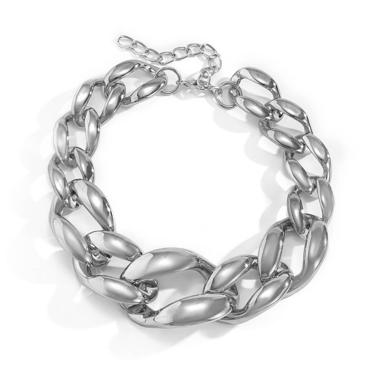 HIP HOP PUNK THICK CHAIN HOLLOW NECKLACE