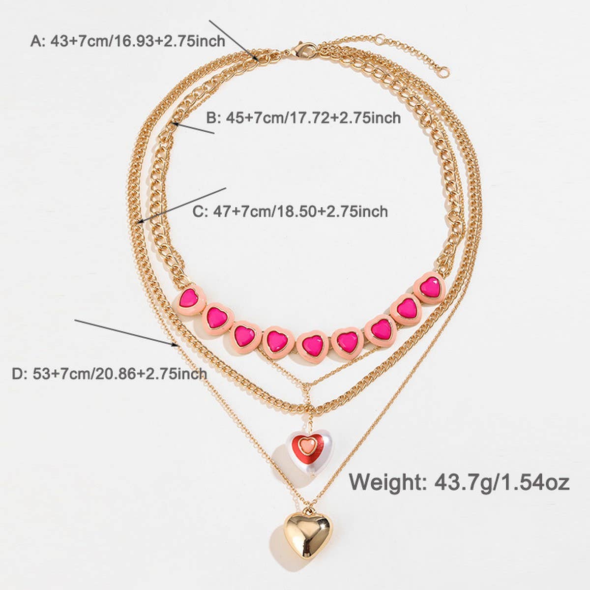 NEW STYLE STACKING NECKLACE FASHION LONG EARRINGS_CWAJE2922