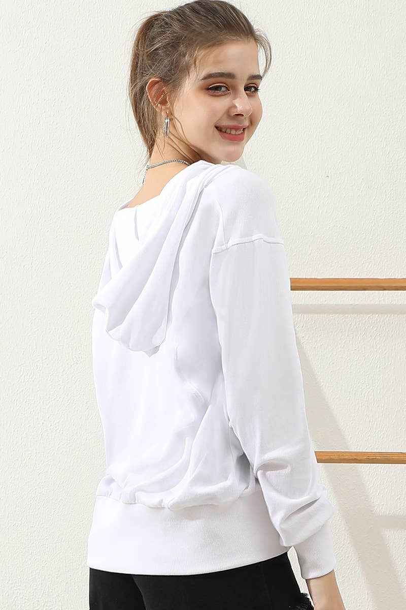 CWTTL1451_Basic Lightweight Pullover Hoodie Sweatshirt