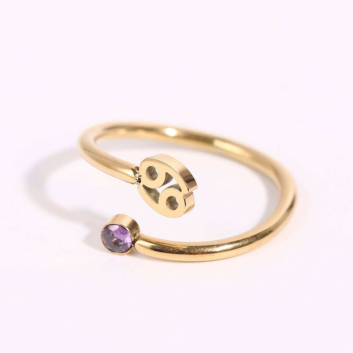 colored zircon rings fort and twelve zodiac signs
