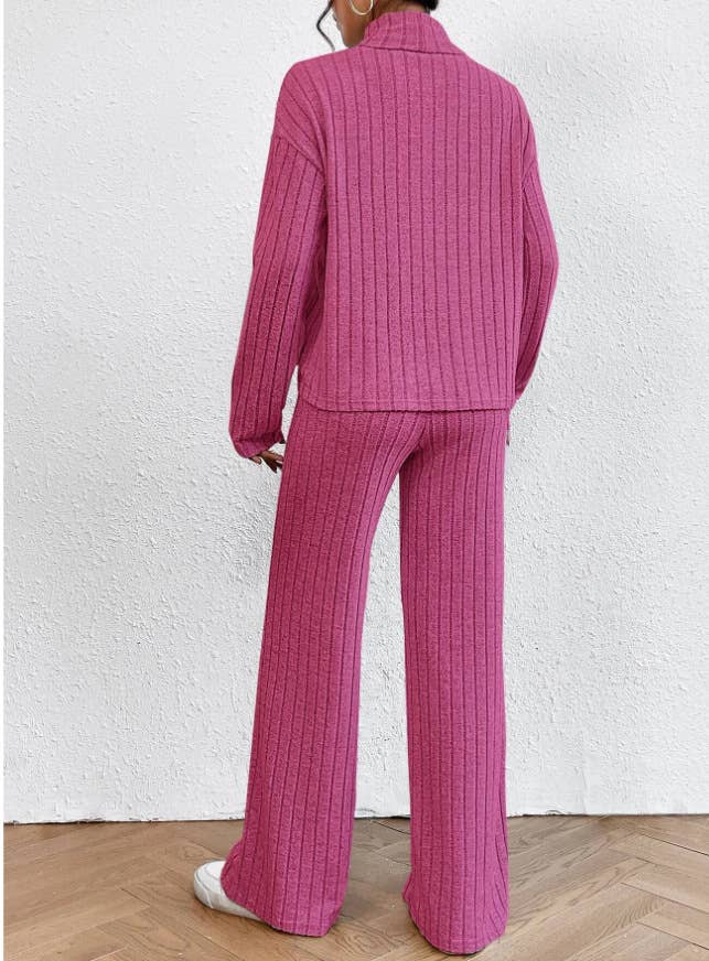 CASUAL HIGH-NECK KNITTED LONG-SLEEVED PANT SUIT_CWSTB1237