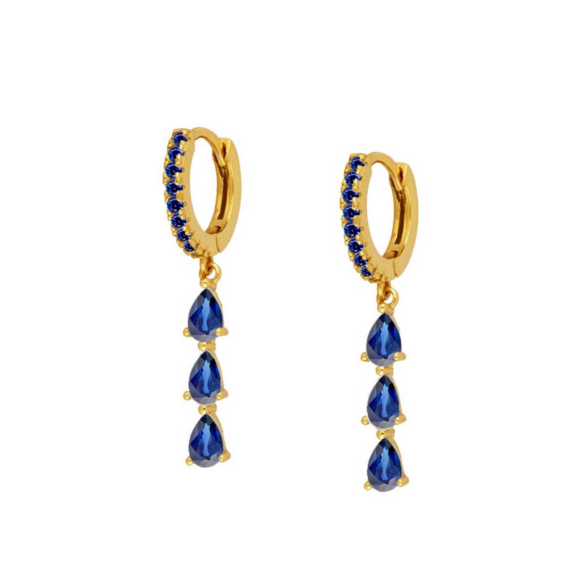 TEARDROP SHAPE MINIMALIST FASHION EARRINGS
