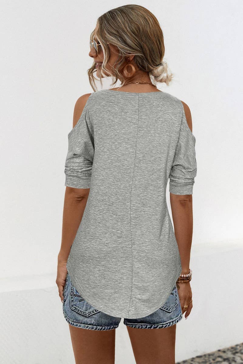 CWTBLSL0690_NEW CASUAL FASHION OFF-SHOULDER TOPS