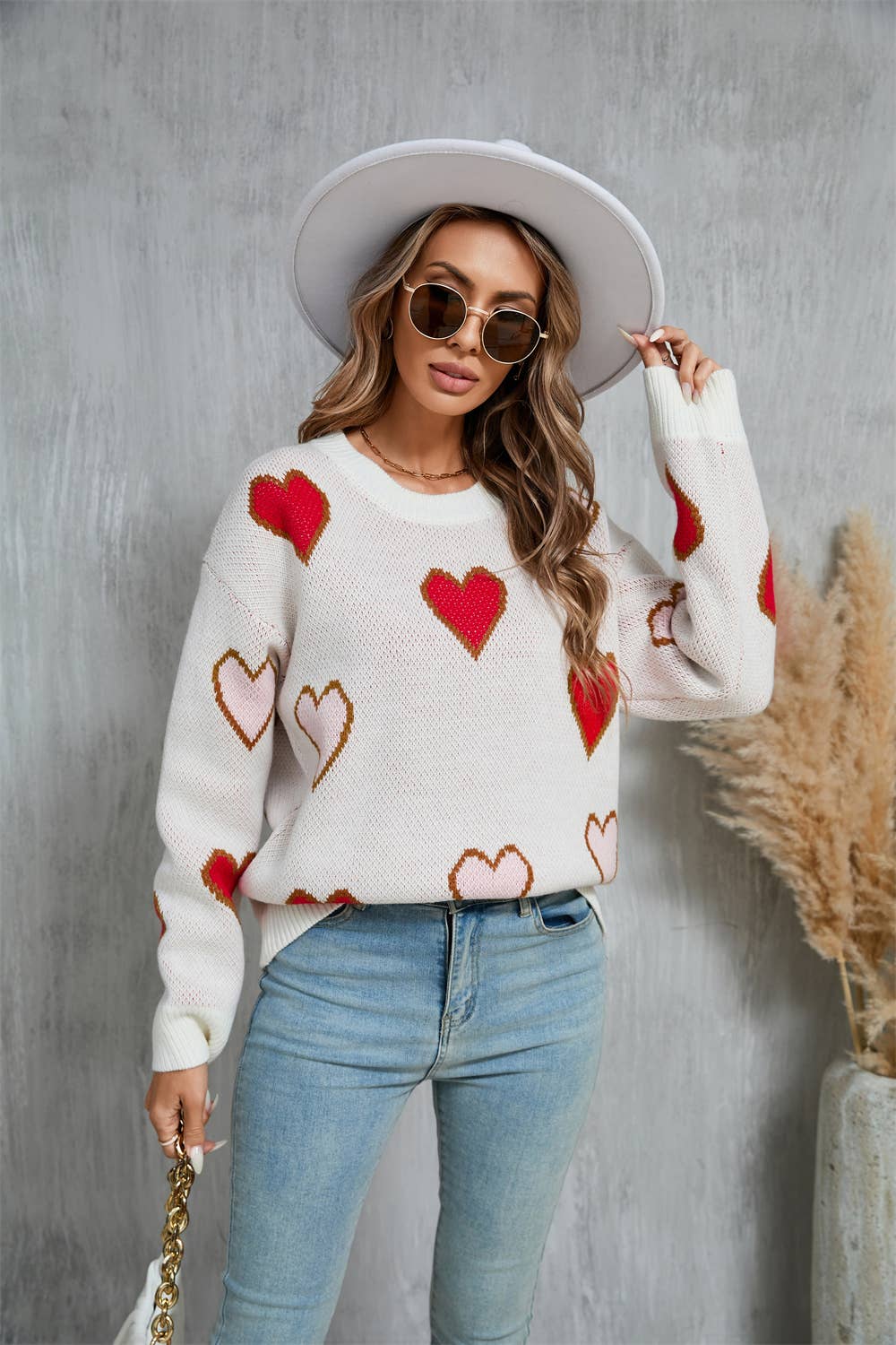 BUMP PORN HUMAN LOVE PEACH SWEATER