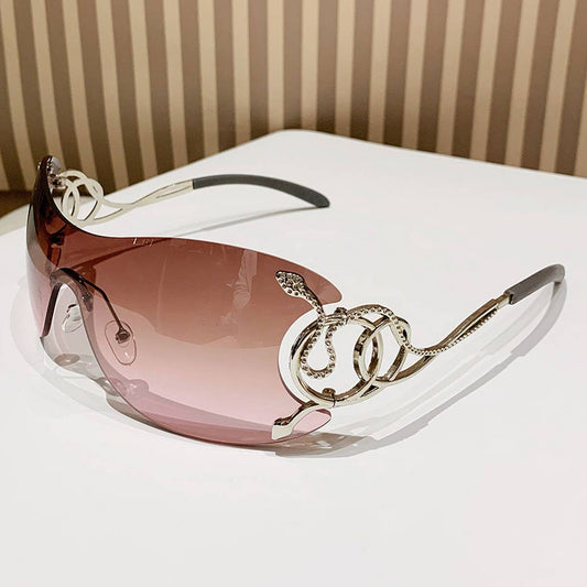 Y2K STYLE COBRA INTEGRATED LARGE FRAME SUNGLASSES_CWASG0347