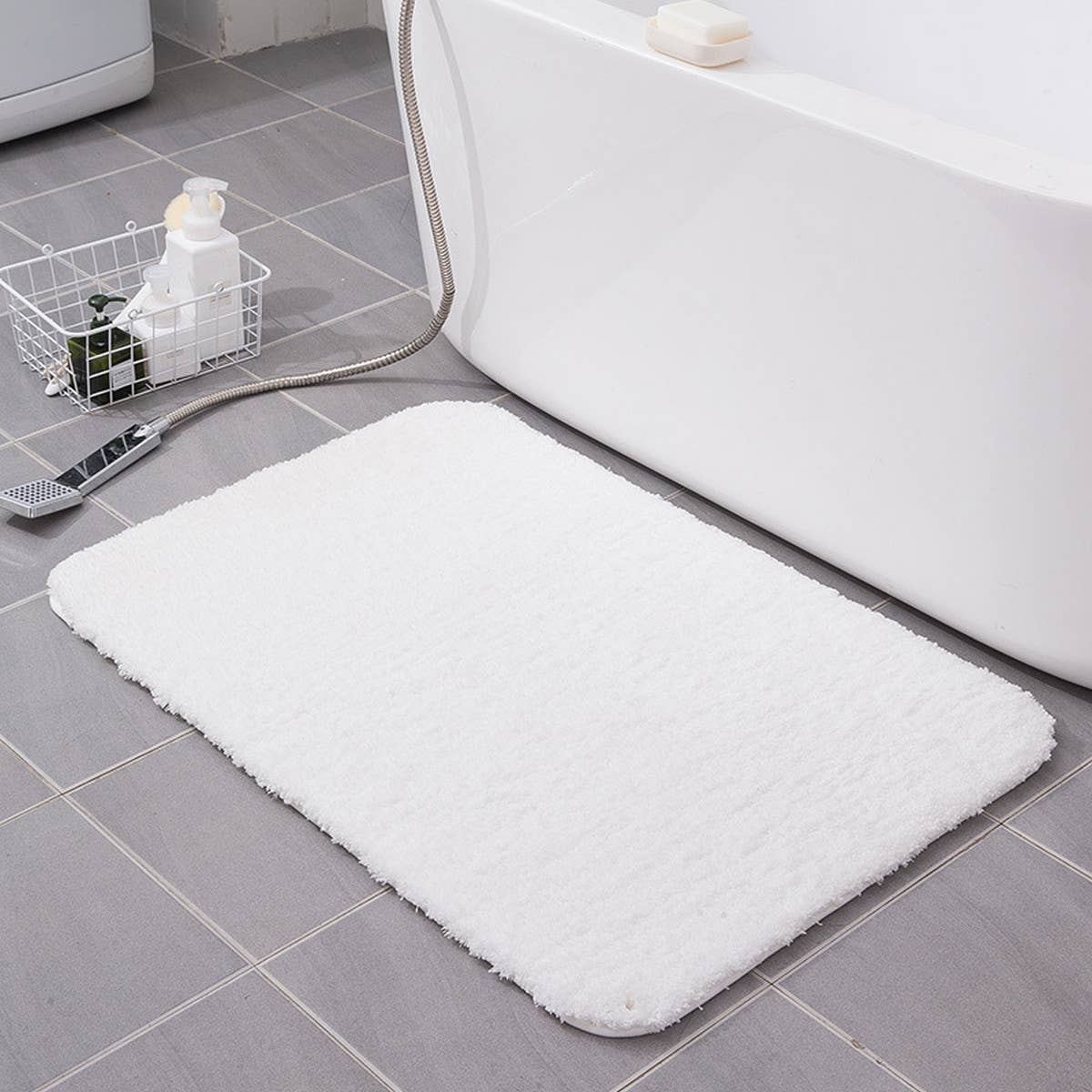 WATER-ABSORBENT NON-SLIP THICK BATHROOM MAT