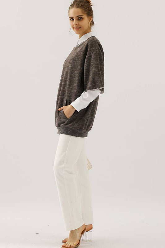 CWTTS560-P_PLUS SIZE OVERSIZED SWEATSHIRT WITH POCKET