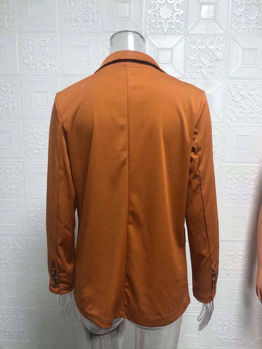 Chic Lapel Blazer and Pants Set for Women