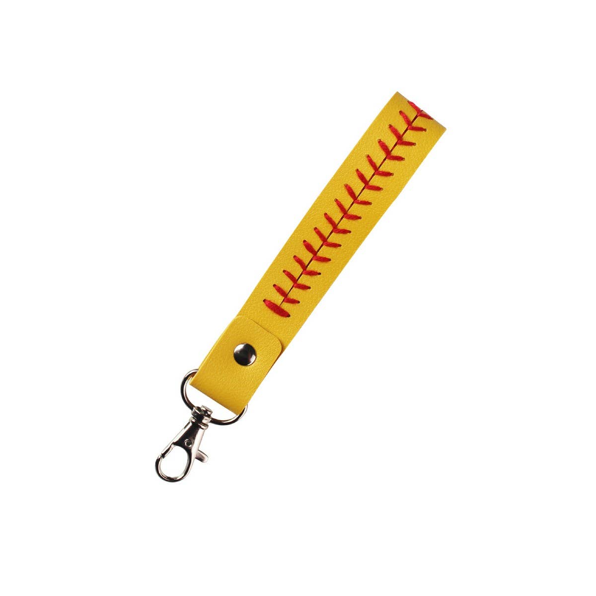 HAND SEWN LEATHER BRACELET KEYCHAIN