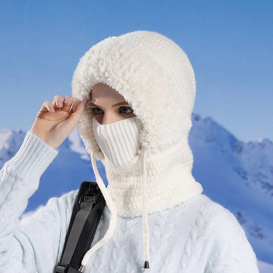 WINTER WARM HAT MASK SCARF SET