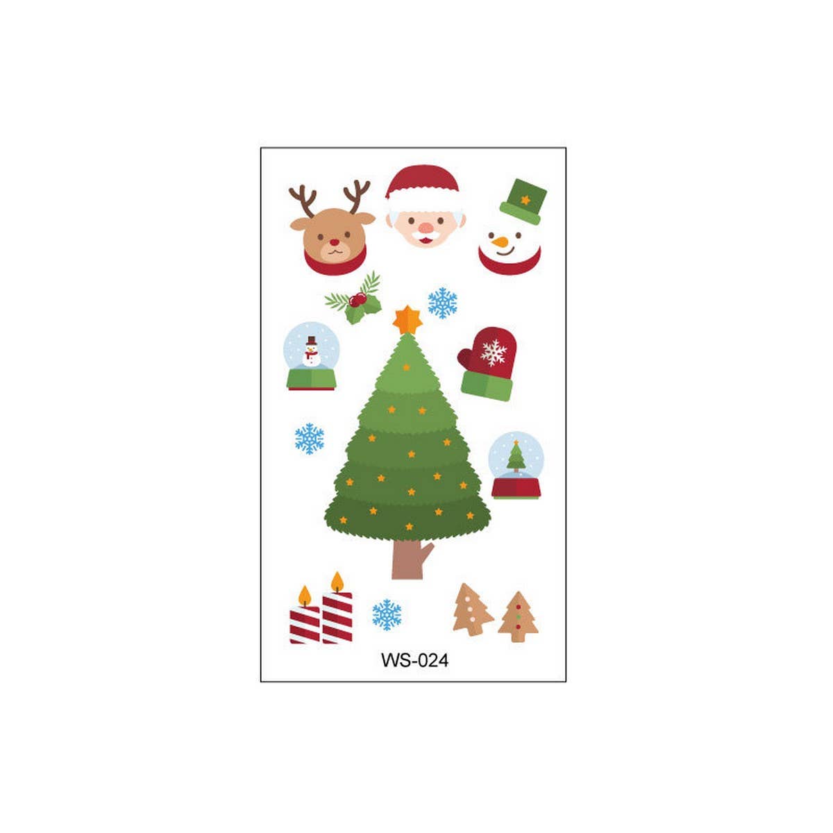 Christmas Candle Tattoos for Kids & Parties