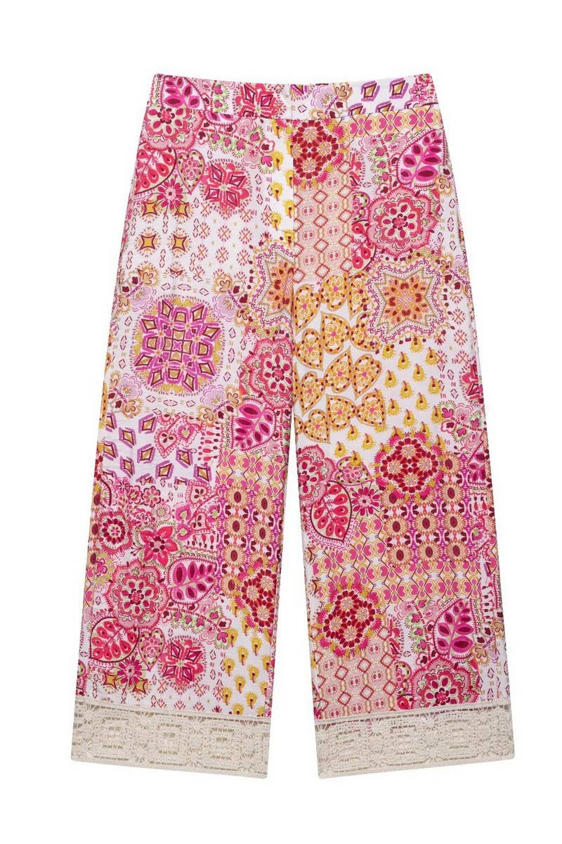 CWSBSL0165_CORDED LACE CUFFS PRINTED SHIRT AND PANTS