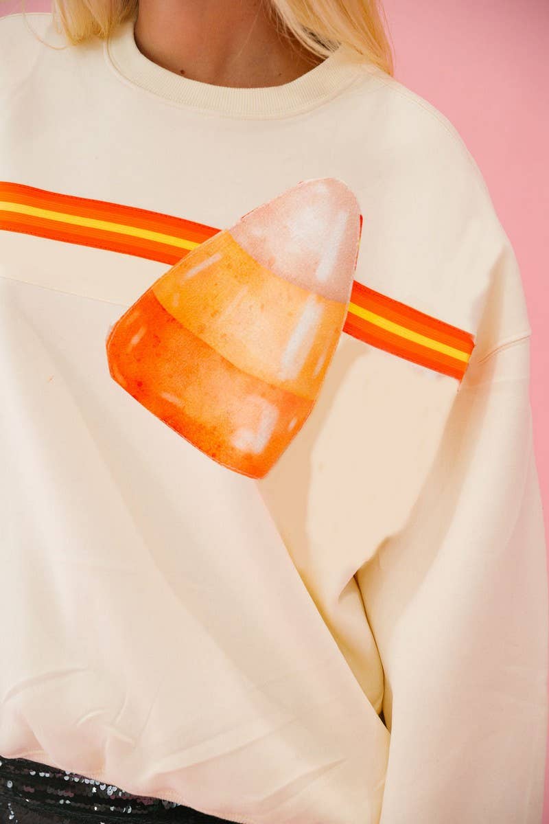 CWTBLL01229_HALLOWEEN SEQUINED LOOSE SWEATSHIRT