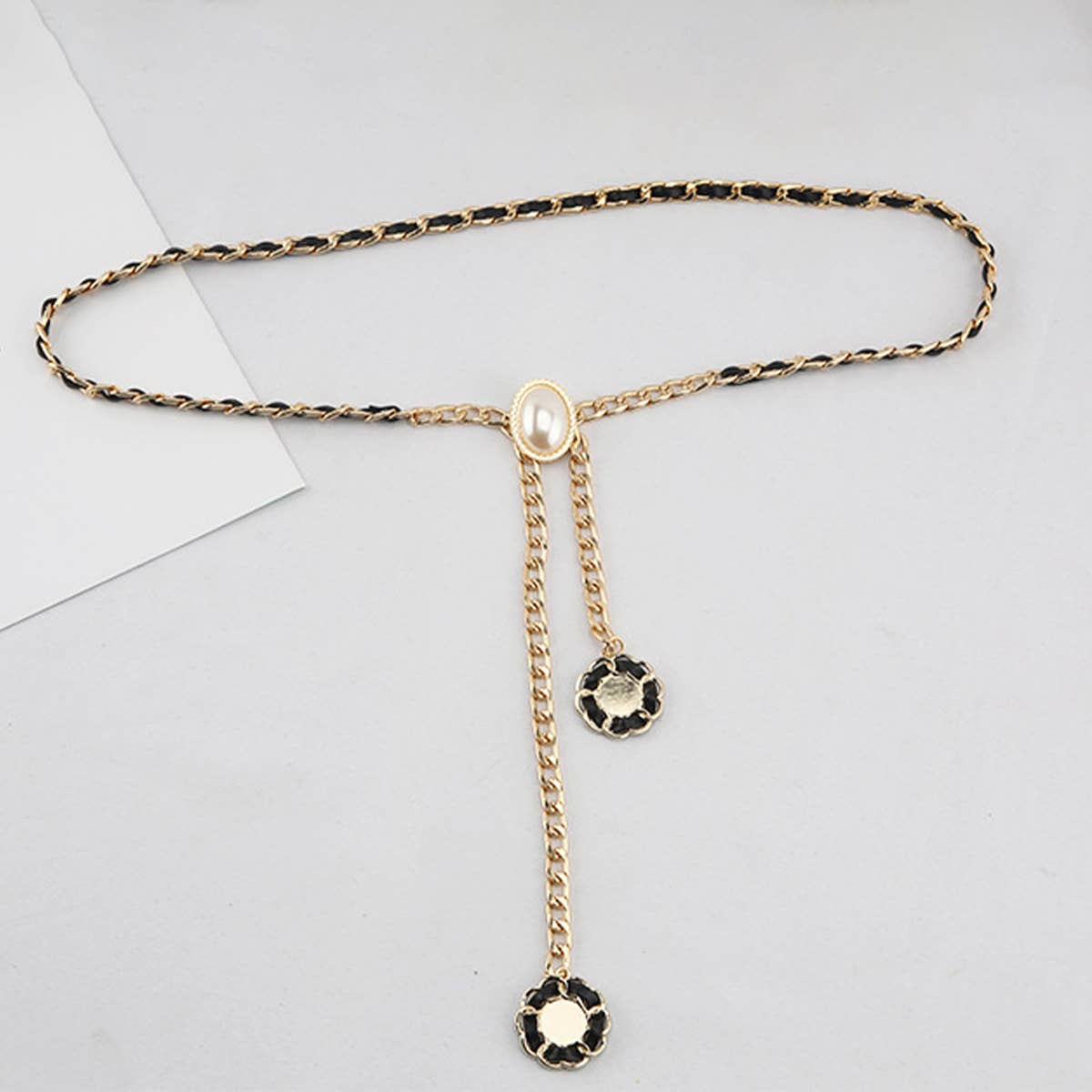 CWABE0969_FASHION DECORATION WITH SKIRT WAIST CHAIN BELT